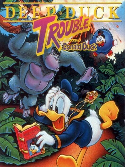 Deep Duck Trouble Starring Donald Duck cover